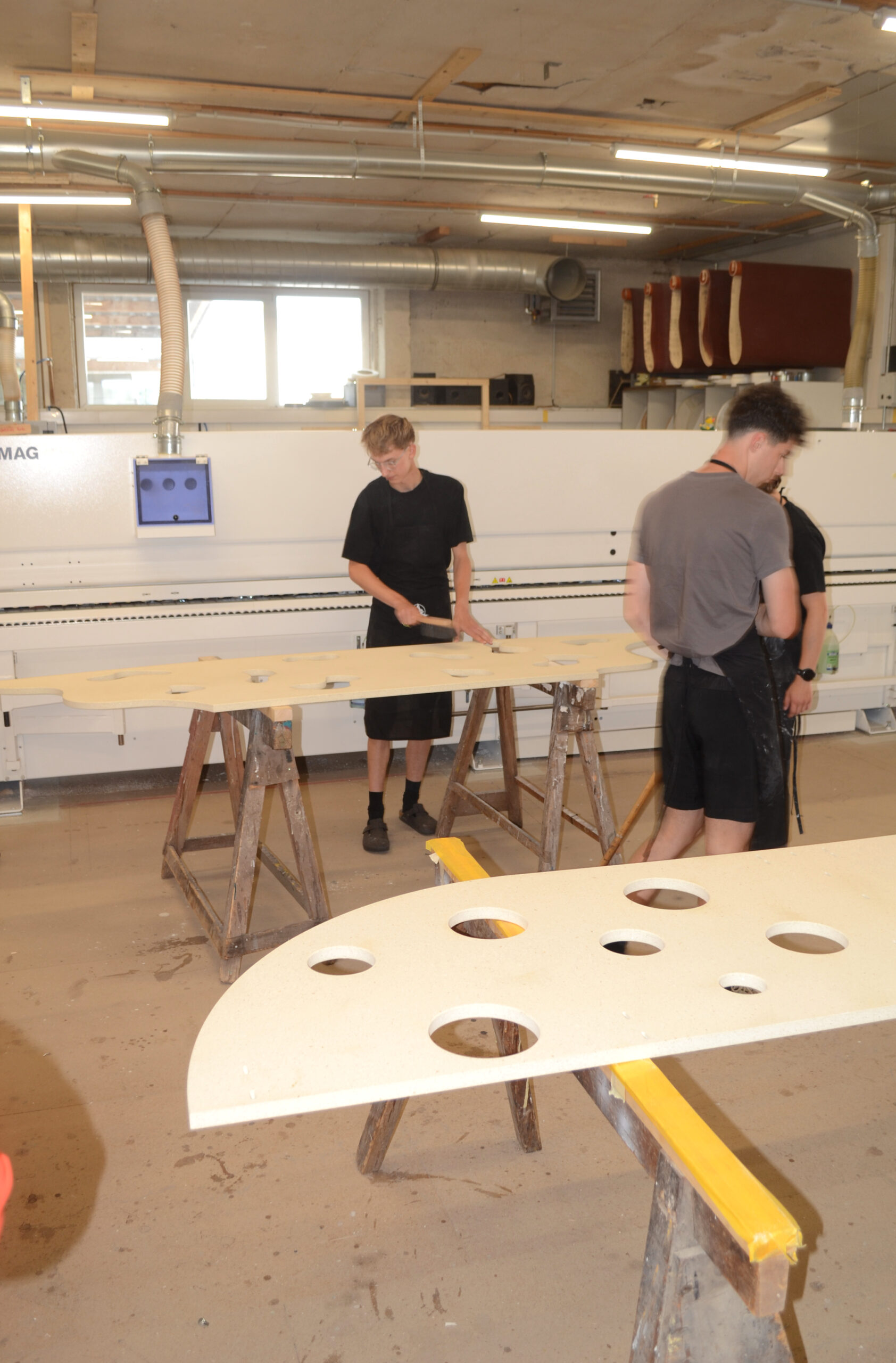 Bunte Tischtennisplatten Produktion 13 PatrickDücker