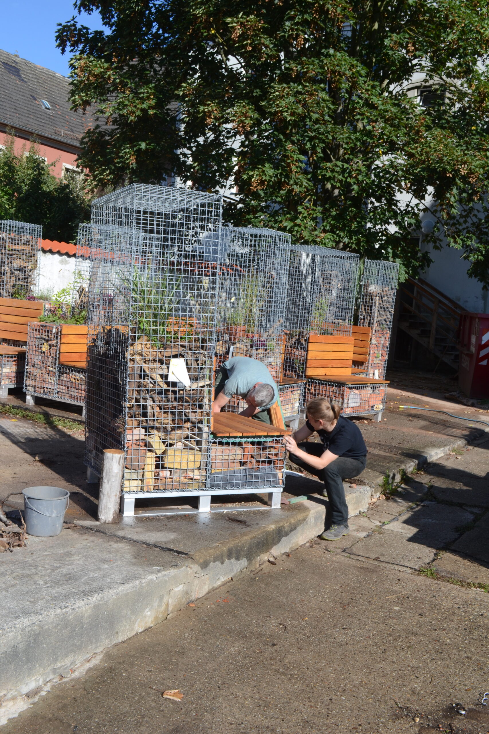 GrüneInnenstadtOasen Aufbau PatrickDücker